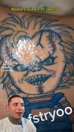 8.7K views · 52 reactions | Chucky de Chernobyl. #tatuadorescolombianos #chuckyelmuñecodiabolico #tatuaje #reelsfbシ #tattoo #tattoofail #valledelcauca | R dosis | Facebook