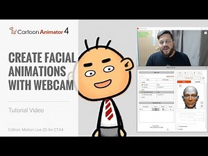 Cartoon Animator 4 Facial Mocap Tutorial - Create Facial Animations with Webcam