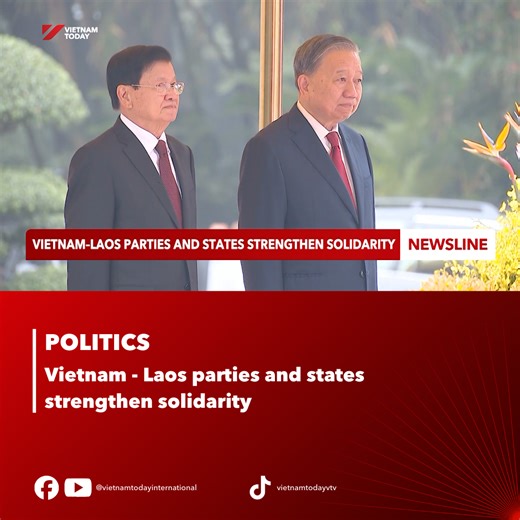 Lao Party General Secretary and President Thongloun Sisoulith, accompanied by his spouse, arrived in Hanoi, beginning a two-day state visit to Vietnam from 26 to 27 January.Party General Secretary To Lam and his spouse presided over a state welcome ceremony for Lao General Secretary and President Thongloun Sisoulith and his spouse, marking the start of the Lao leader’s state visit to Vietnam.#VietnamToday #YourWindowonVietnam #news #politics #relation #Vietnam #Laos #statevisit #friendship #soli