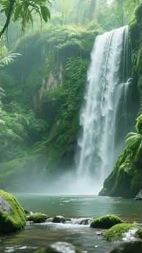 relaxing water sounds for sleeping l calming waterfall and nature sounds