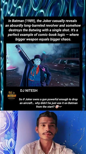 Batman (1989) — Joker’s Crazy One-Shot Batwing Moment