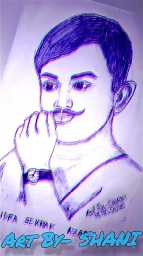 Freedom fighters//Pen Sketch//SHANI Art//#shortvideo #drawing