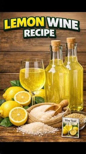 Easy Lemon Wine Recipe 🍋