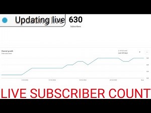 How to See Your Live Subscriber Count on YouTube