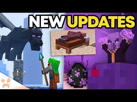 NEW MINECRAFT END UPDATE: DRAGON FIGHT CHANGES, END RAIDS, PORTALS + MORE?!