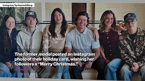 Mark Wahlberg and wife Rhea celebrate Christmas with a rare family photo
