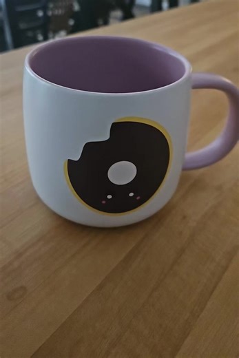 Jamie Ray Munn | Jamie Ray Munn My new "Tim Horton's coffee mug". The chocolate Glazed donut, changes color when you put your coffee in it. It is activated... | Instagram