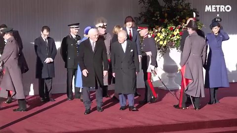Video: King and Queen chat with German President and his wife on state visit