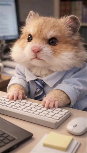 Angry hamster on Monday. #monday #hamster
