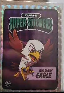 UNBOXING the RARE VeeFriends SuperStickers Eager Eagle! 🌟 Holo Madness!