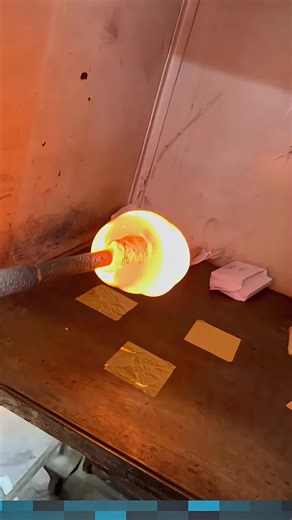 USA blowing art #GlassBlowing #GlassArt #USA #USATikTok #AmericanArt | glass