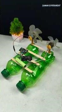 How To Make a Mini Remote Control Boat ?... At Home || Just New Project #viral #shortsfeed #diy