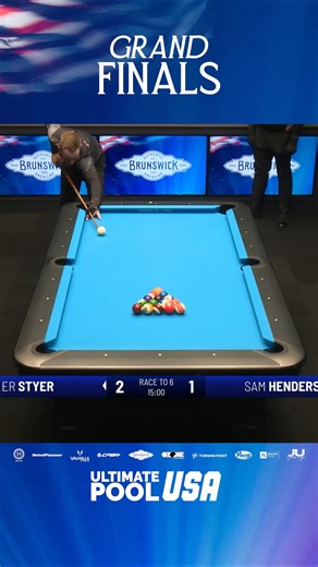 Tyler Styer with a Great finish #UltimatePoolLeague #UPL #UltimatePoolUSA #8ball #billiards #pool #8BallPool | Ultimate Pool USA