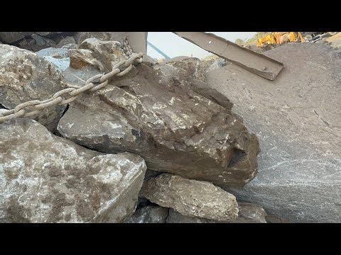 Stone Crusher Full process / How to Break Big Rock #stonecrusher #satisfying #rock #hardrock #asmr