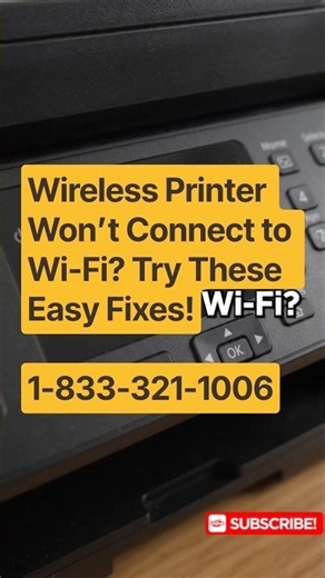 Wireless Printer Won’t Connect to Wi-Fi? Try These Easy Fixes! #printersetup #wifisetup #printer