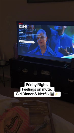 Friday Night. Just Me. And honestly? This might be the best relationship I’ve had all week. 📺✨ #brittbrat #softgirlera #girldinner #fridaynight #RelatableAF