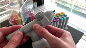 Three Marker Challenge with Airbrush Twist – Copic Air Can Art!
