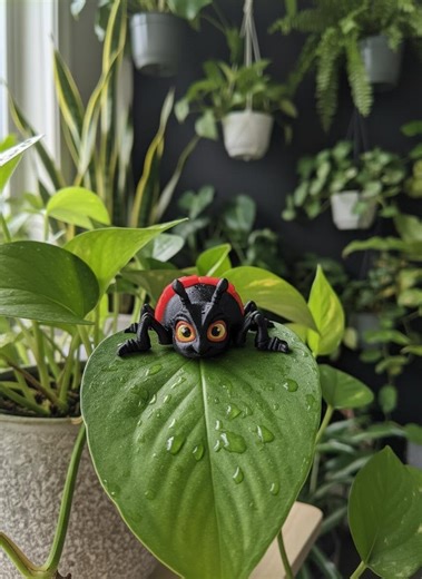 3D- Printed Stylized Ladybug Figurine - Etsy