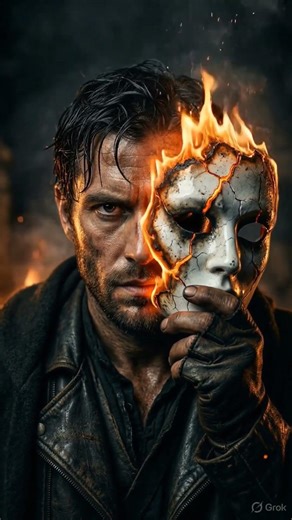 Burning Mask 🔥🎭 | The Face Behind the Fire