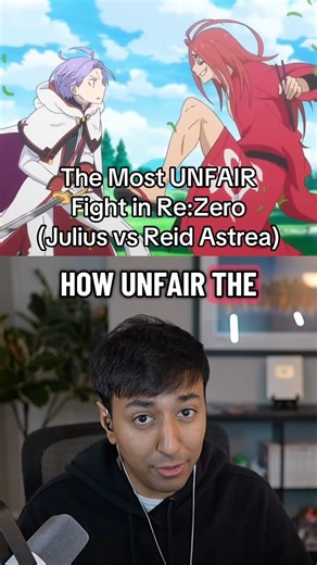 The Most UNFAIR Fight in Re:Zero… (Julius vs Reid Astrea) #rezero #anime #manga #isekai