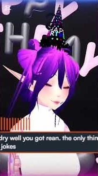 Rean Birthday roast #vrchat #elf #vtuber #vrc #anime #birthday