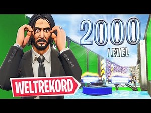 WORLD RECORD 2,000 LEVEL DEATHRUN in Fortnite (I'm freaking out...)