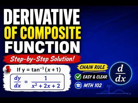 Derivative of Inverse Functions II | Step-by-Step Calculus Tutorial (MTH 102)