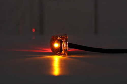TecNiq Heavy Duty Bicolor Mini Fender Light - Red / Amber TecNiq Trailer Lights TN32TR
