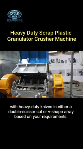 Heavy Duty Crusher Machine丨Mechanical Recycling Processes for Plastic Wall Panels#shorts