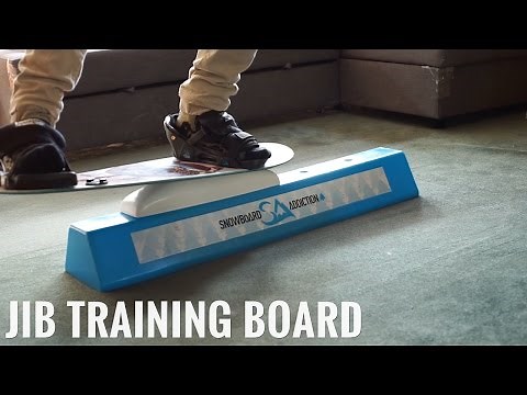 Snowboard Addiction Jib Training Board Product Video