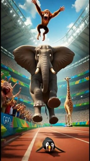 The Animal Olympics Chaos 🏆🐧