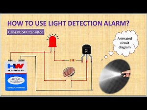 How to use Light sensor (LDR) with BC547 transistor | LED - Buzzer kit | for kids | DIY