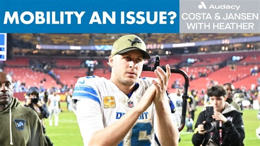 Jim and Jon discuss how big of a factor Lions QB Jared Goff's mobility going forward. | 97.1 The Ticket