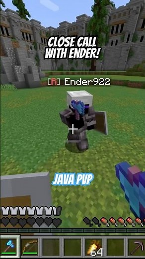 Close call in Java PVP Legacy! #minecraft #pvplegacy #pvp #closecall #minecraftpvp