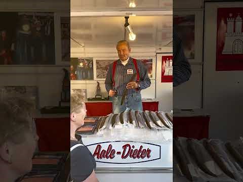Der Hamburger Fischmarkt mit "Aale Dieter"