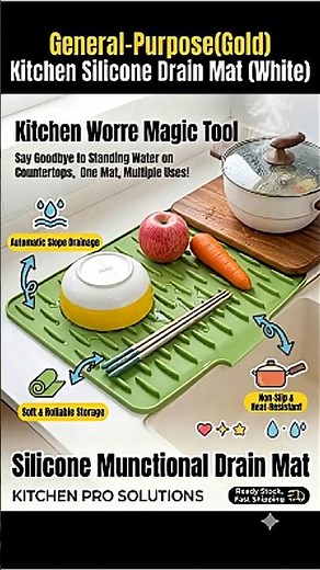 Silicone Mat: The ultimate kitchen multi-tool! 😍