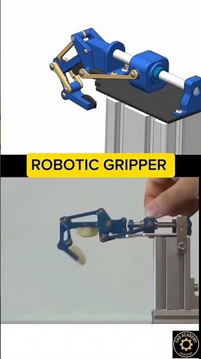 Robotic Gripper Mechanism: Design & Demo | Linkage Robotic Arm End Effector