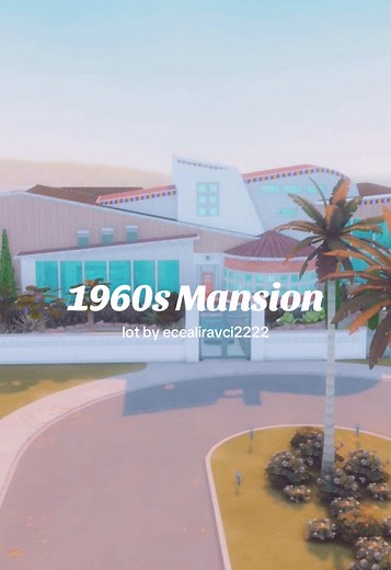 Explore the 1960s Retro Mansion in The Sims 4