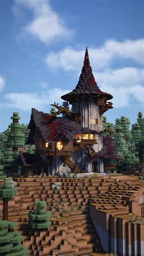 Guuis | Minecraft builder on Instagram: "Blood veil tower - Download available #minecraft #minecraftbuilds"