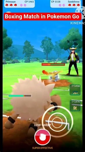 Boxing Match in Pokemon Go #trendingshorts