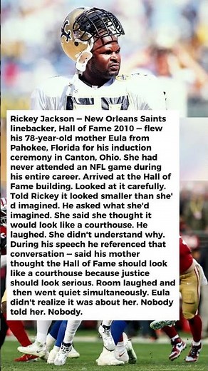 He Was Inducted Into the Hall of Fame. His Mother Called It the Wrong Building.