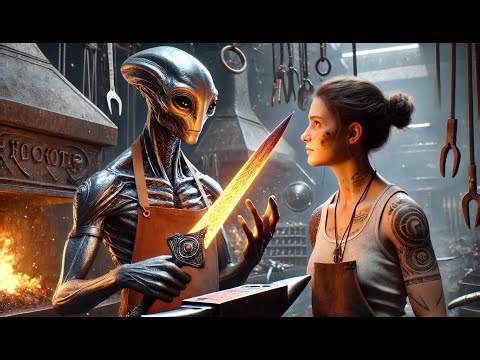 Alien Apprentices Asked What Power Forged His Sword—She Whispered, “ Patience and Sweat HFY SCIFI