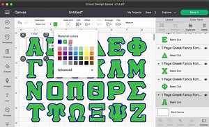 GREEK FANCY Font - SVG - Vector Font - Cut File, Printable, Sorority Letters, Fraternity Letters, Digital Download Dxf Eps Jpg Pdf Png Svg - Etsy