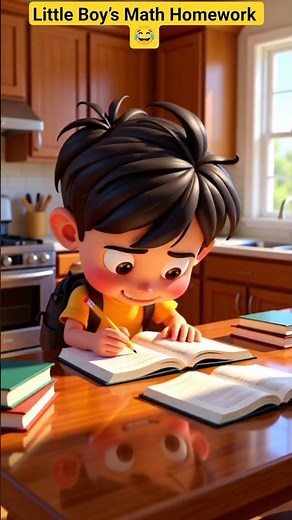 Little boy’s math homework goes hilariously wrong… wait for the twist! 😱😂