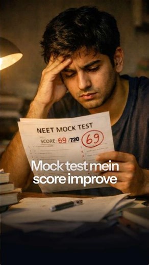 How to improve Marks in Mock Test 🔥💯 | NEET 2026 Strategy #studymotivation #neet2026