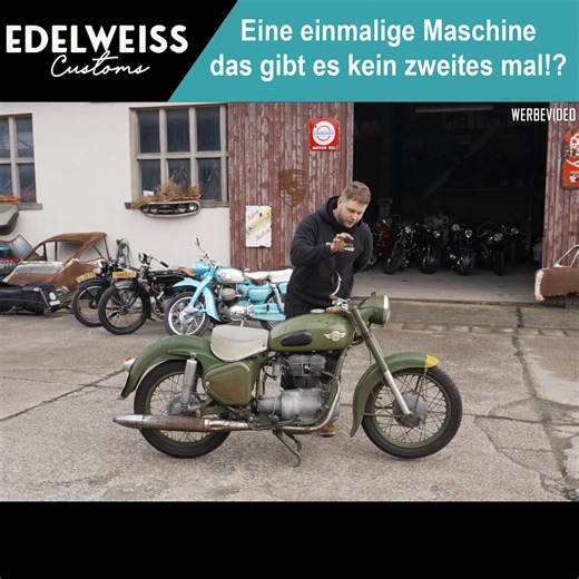 Wir stellen euch eine AWO Sport von der GST vor! Eine ganz besonderes Motorrad in einem wunderschönen Zustand. Wir sind gespannt über eure Meinung und vor allem ob es weitere Fahrzeuge im Originalzustand gibt. #simson #edelweiss #motorcycle #ddr #awo #oldtimer #classicbike | Edelweiss-Customs