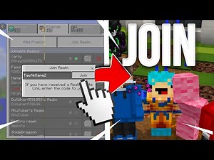 🔴 JOIN MY NEW MINECRAFT REALM! *Link and Code*