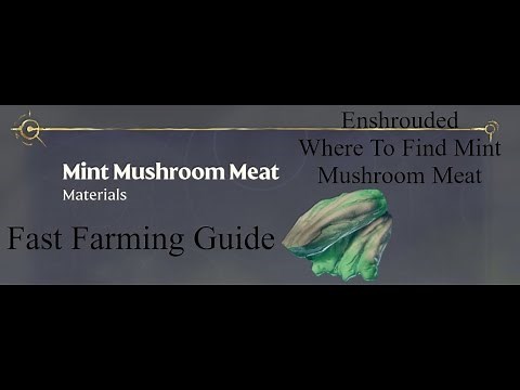 Enshrouded Where To Find Mint Mushroom Meat Fast Farming Guide