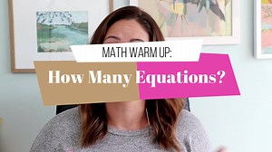This math warm up is a quick and easy way to get students thinking about number sense, addition and subtraction as they think about the relationship between different numbers. This type of activity is great for kindergarten, first, or second grade students. Watch the video to see how to play: https://youtu.be/3TRi0YTGbvs | Susan Jones Teaching | Facebook