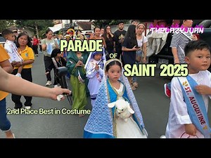 Parade of saints 2025 | St. Agnes | St. Peter parish church | Quezon city